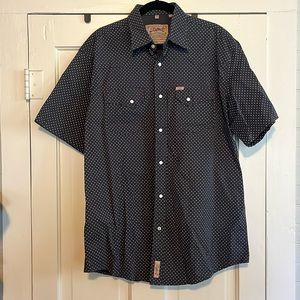 Rafter C Pearl Snap Shirt Sleeve - Black